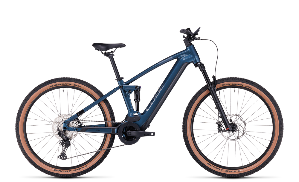 Bild 1 von Cube Stereo Hyb. 120 Race 750 Fully - MTB  / (Farbe) petrolblue n chrome / (Größe) 20