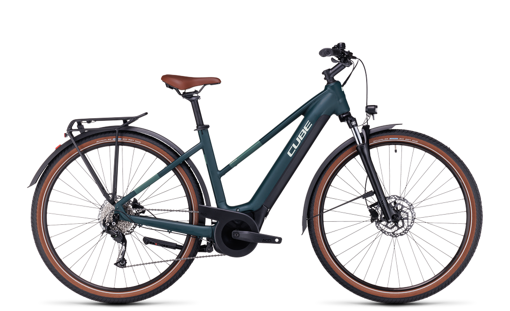 Bild 1 von Cube Touring Hyb. One 625 Trapez  / (Farbe) grey n white / (Größe) 54cm