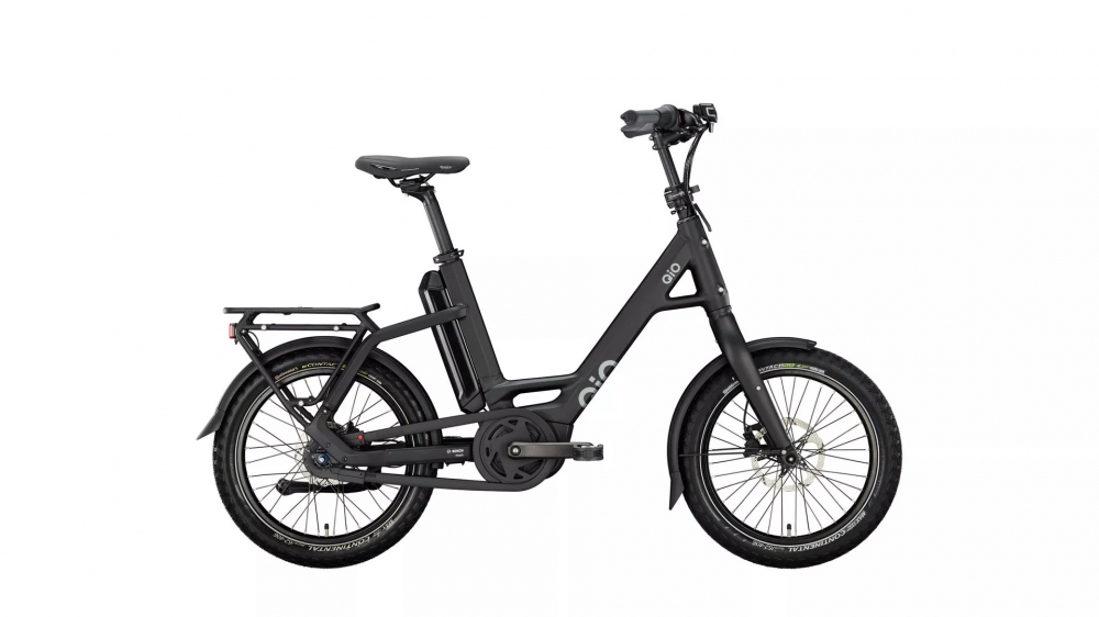 Bild 1 von Qio Eins AP-8 Compact - E-Bike  / (Hinterradnabe) Freilauf / (Farbe) night black