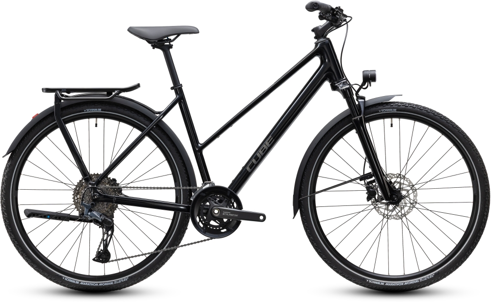 Bild 1 von Cube Kathmandu  EXC Trekkingrad Trapez  / (Größe) 54cm / (Farbe) darkcosmos n reflex