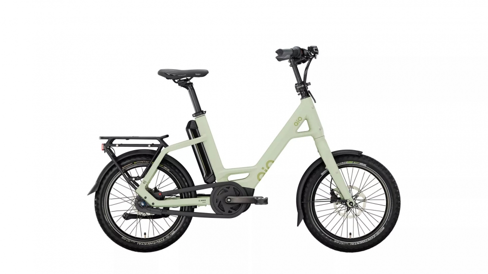 Bild 1 von Qio Eins AP-8 Compact - E-Bike  / (Hinterradnabe) Freilauf / (Farbe) light olive