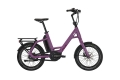 Bild 1 von Qio Eins A-8 Compact - E-Bike  / (Hinterradnabe) Freilauf - ohne Rücktrittbremse / (Farbe) dark violet matt